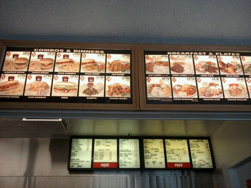 Menu at Brothers Burgers restaurant, El Monte