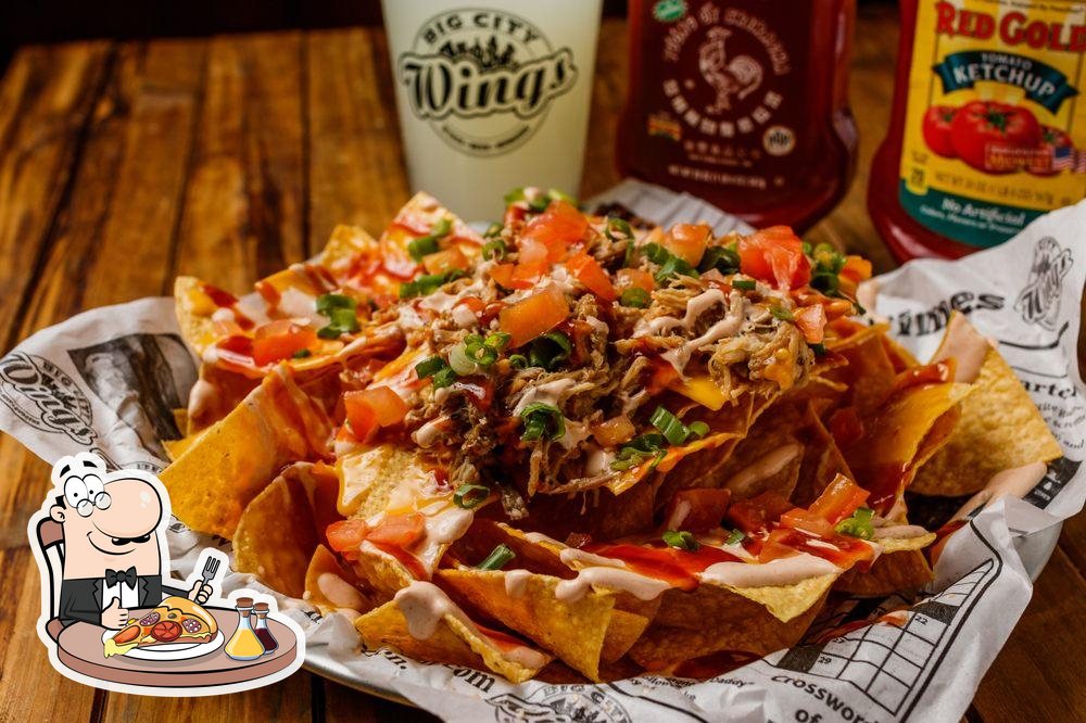 Big City Wings, 5324 Atascocita Road in Houston Restaurant menu and