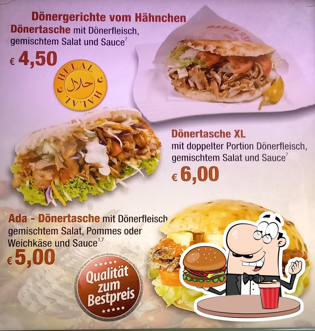 Feinkost Kolinski Döner T-Shirt Uomo – Divertente E Originale