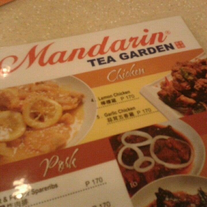 Menu at Mandarin Tea Garden restaurant, General Santos City, 2/F