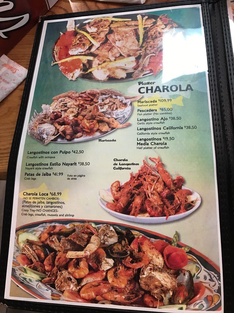 Menu at Mariscos El Kora restaurant, Chicago, S Archer Ave