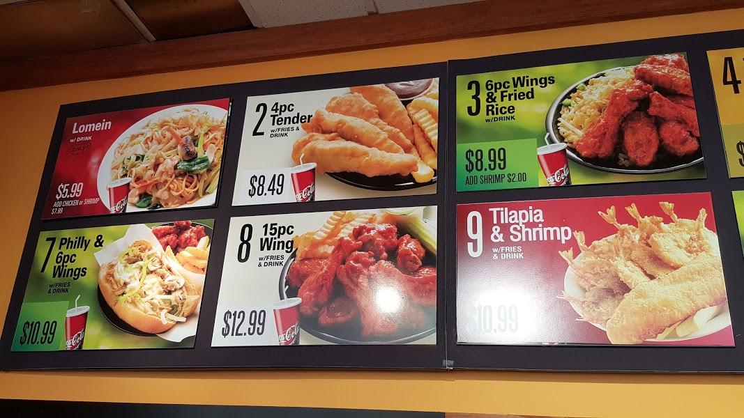 Menu at Family Hot Wing & Philly restaurant, Doraville