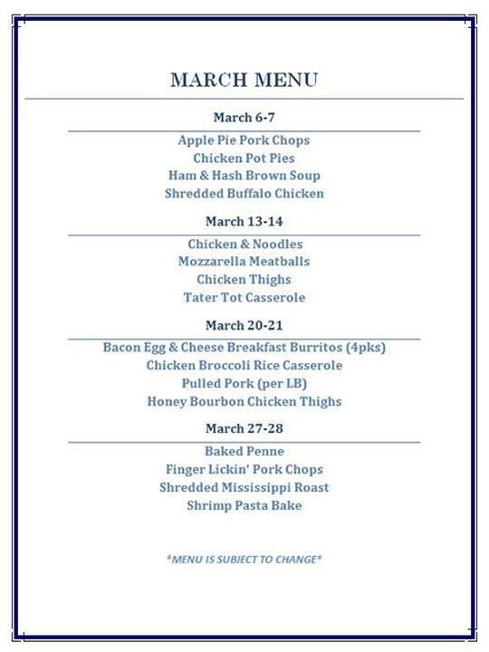 Menu at The Butler's Pantry desserts, Chenoa