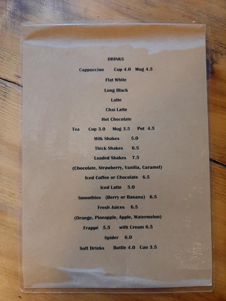 Menu at Little Rustic Pantry cafe, Coolamon, 127129 Cowabbie St