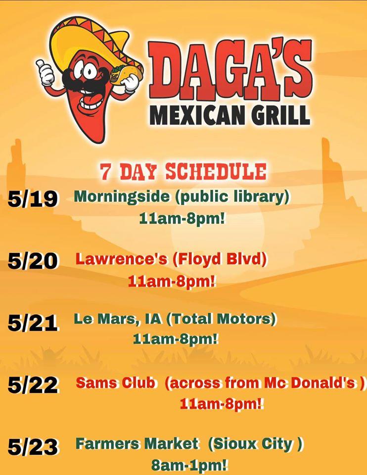 Daga's Mexican Grill in Winnebago Restaurant reviews