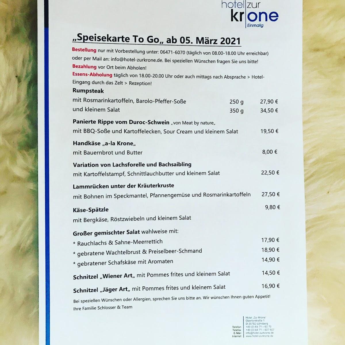 hotel krone restaurant