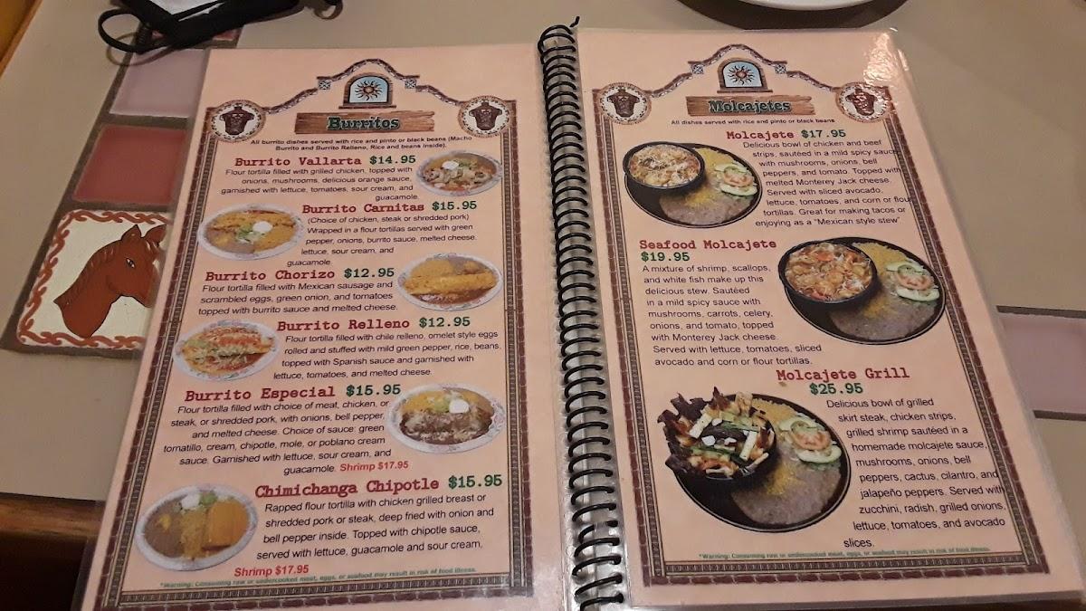 Menu at La Hacienda Real Beaverton restaurant, Beaverton, SW Canyon Rd