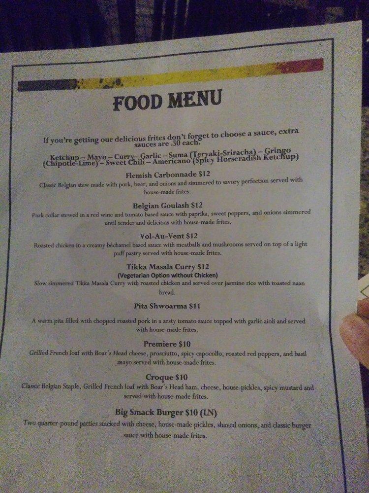 Menu at Buster's Sanford pub & bar, Sanford, 300 S Sanford Ave
