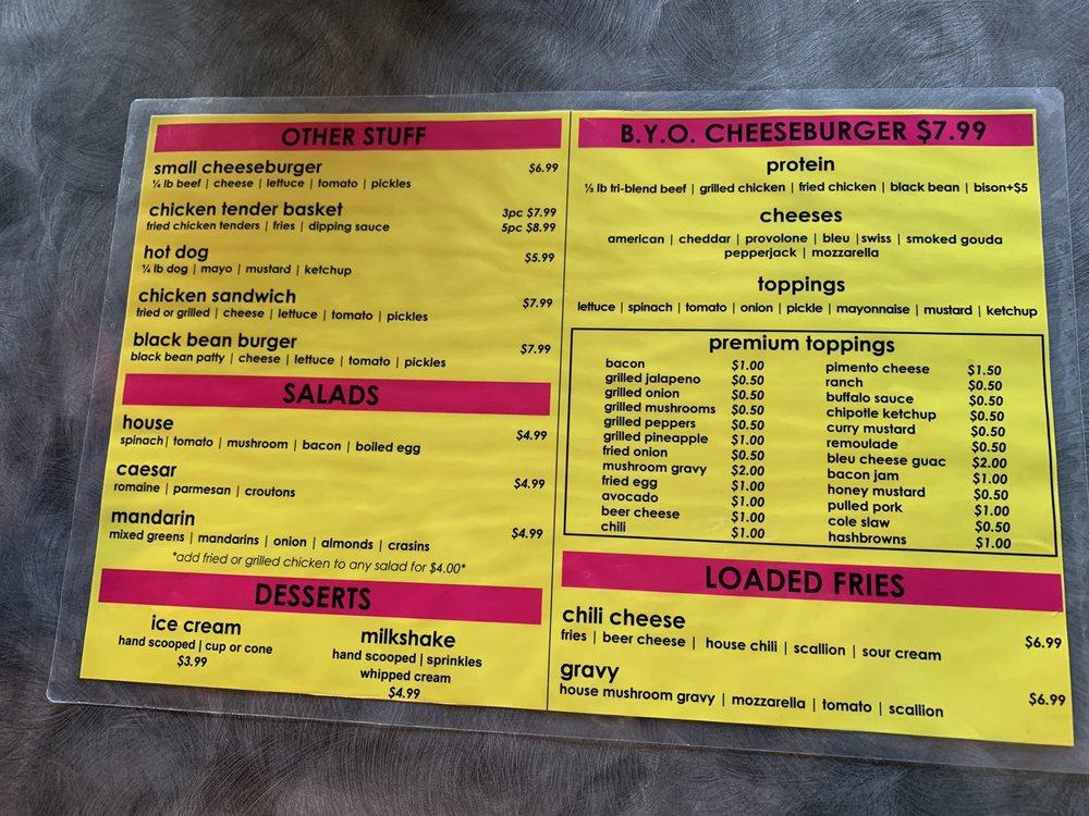 Menu at The Cowhead restaurant, Fort Walton Beach
