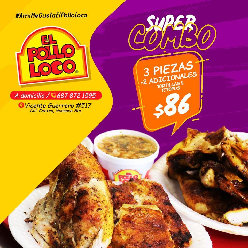 Introducir 92+ imagen pollo loco a domicilio Abzlocal.mx