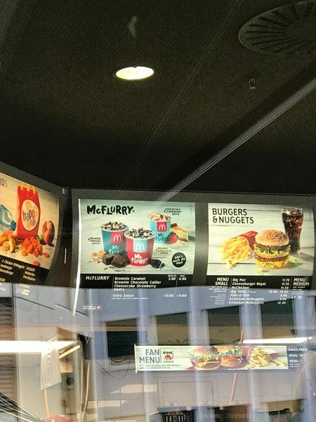 Menu di McDonald’s (Alexanderstrasse) 