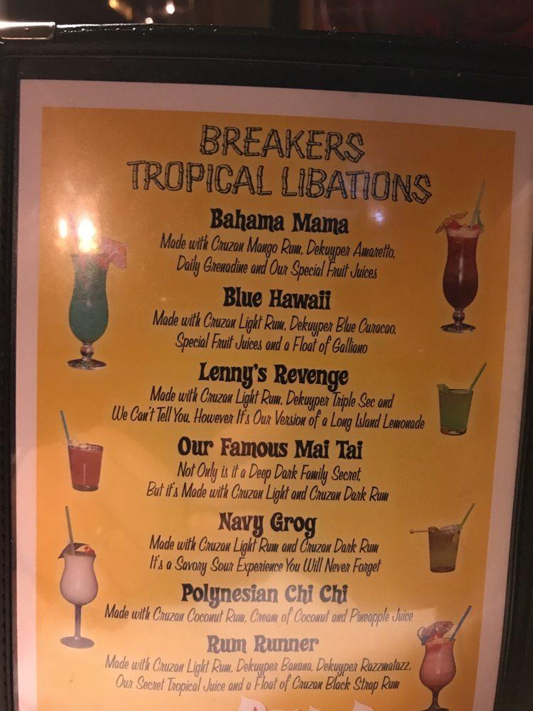 Pacc Breakers Menu at Adrian Nelson blog