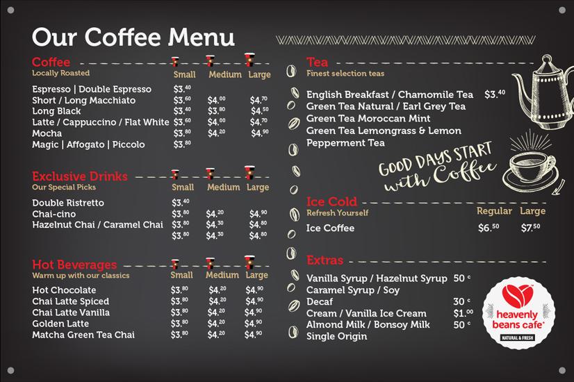 Menu at Avasii Cafe & Grill, Saint Albans, 1/329 Main Rd E