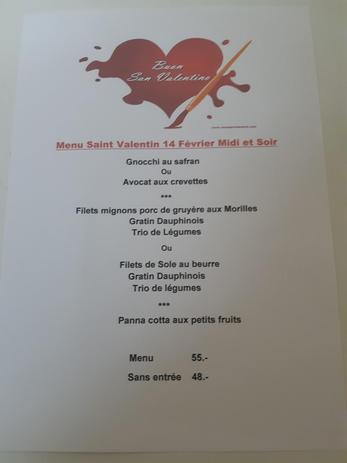 Menu da Restaurant le Claire Vue, Meyrin
