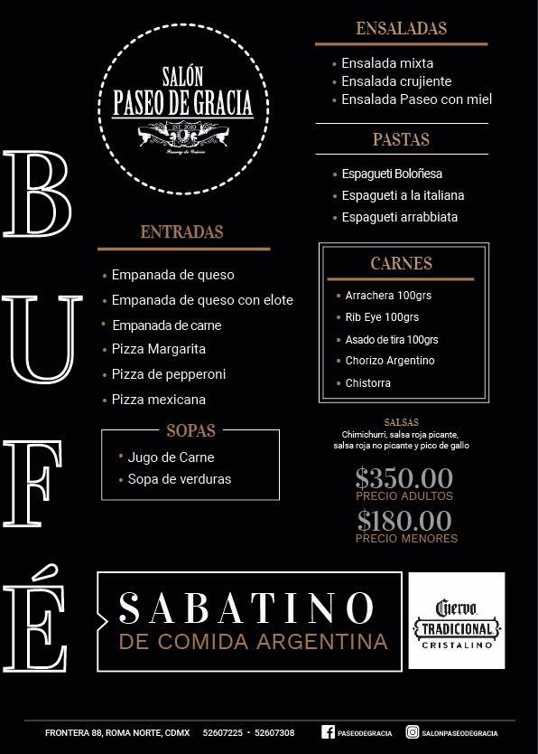 Carta del restaurante Cantina El Afán Ciudad del México