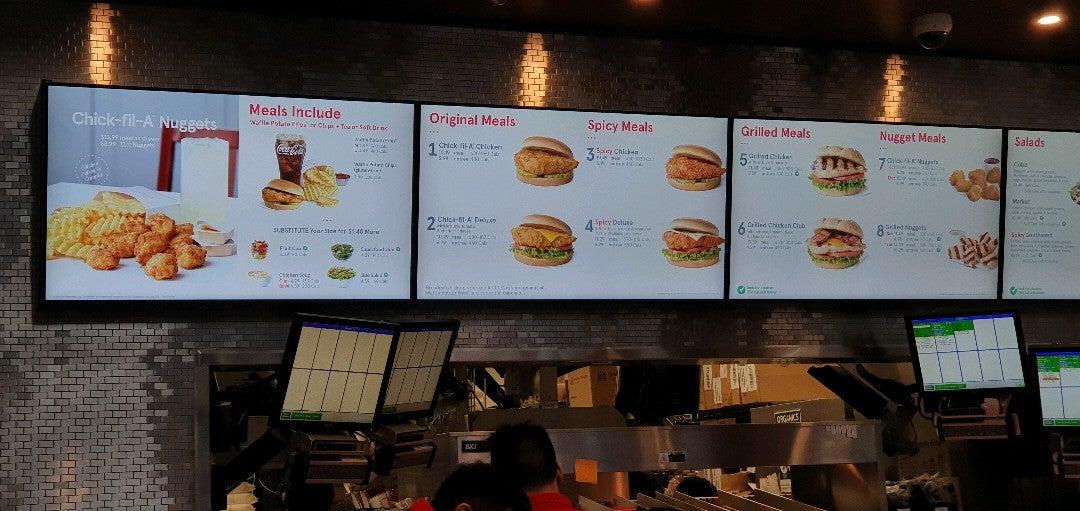 Menu de Chick-fil-A