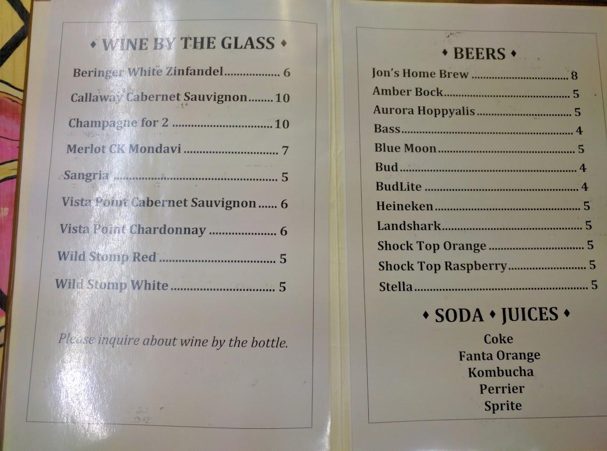 Menu at Steaks and Beer pub & bar, Tecopa, 860 Tecopa Hot Springs Rd