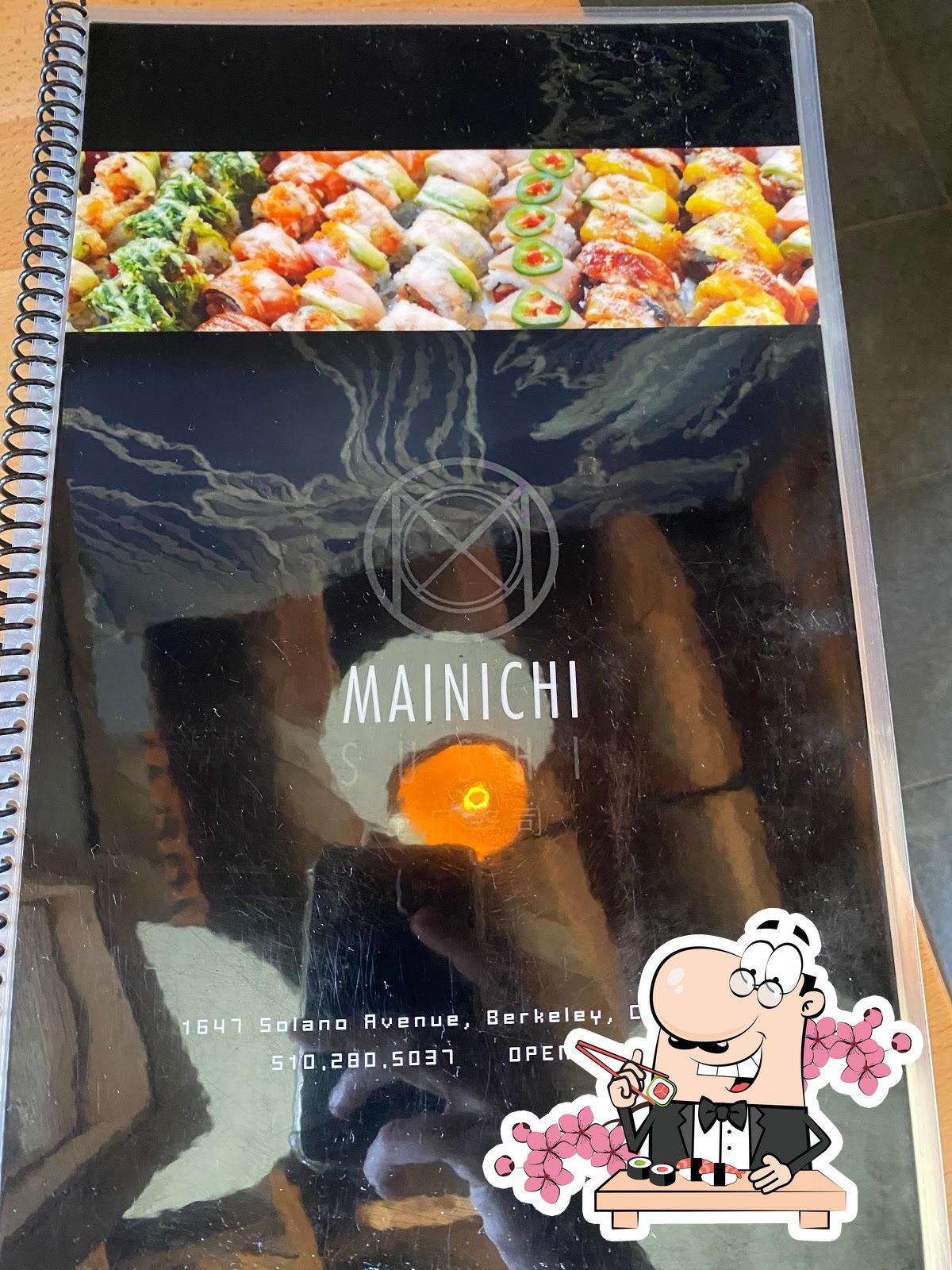 Mainichi Sushi, Berkeley - Restaurant menu, prices and reviews