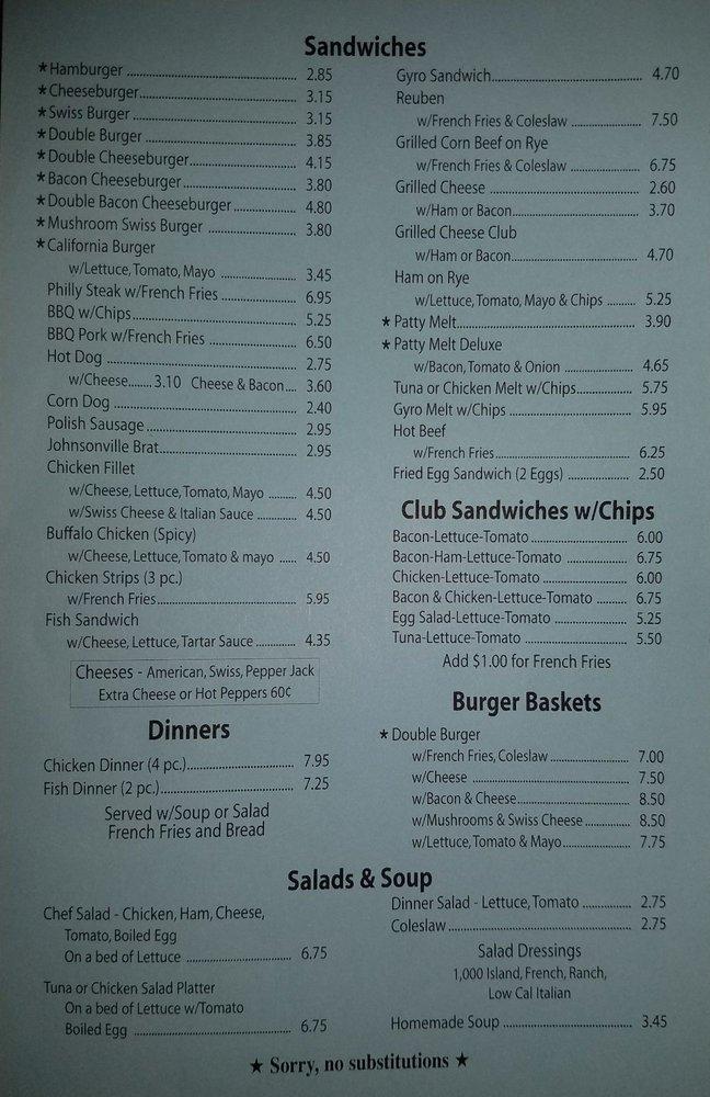 park inn hotel restaurant menu