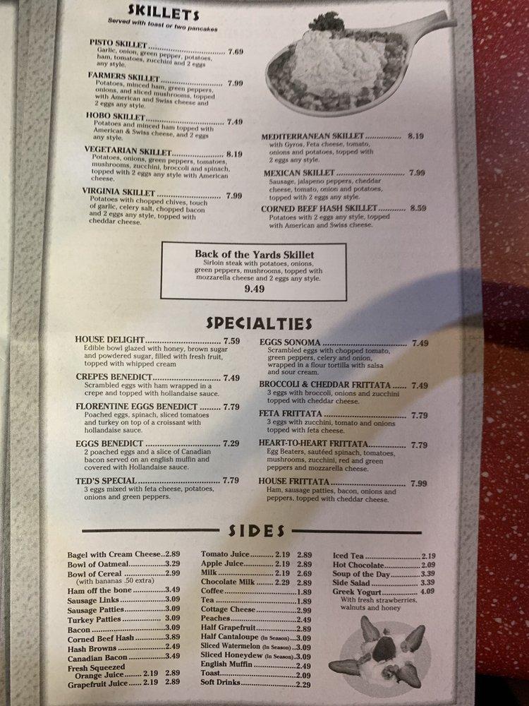 Menu at Omelette House Restaurant, Schererville