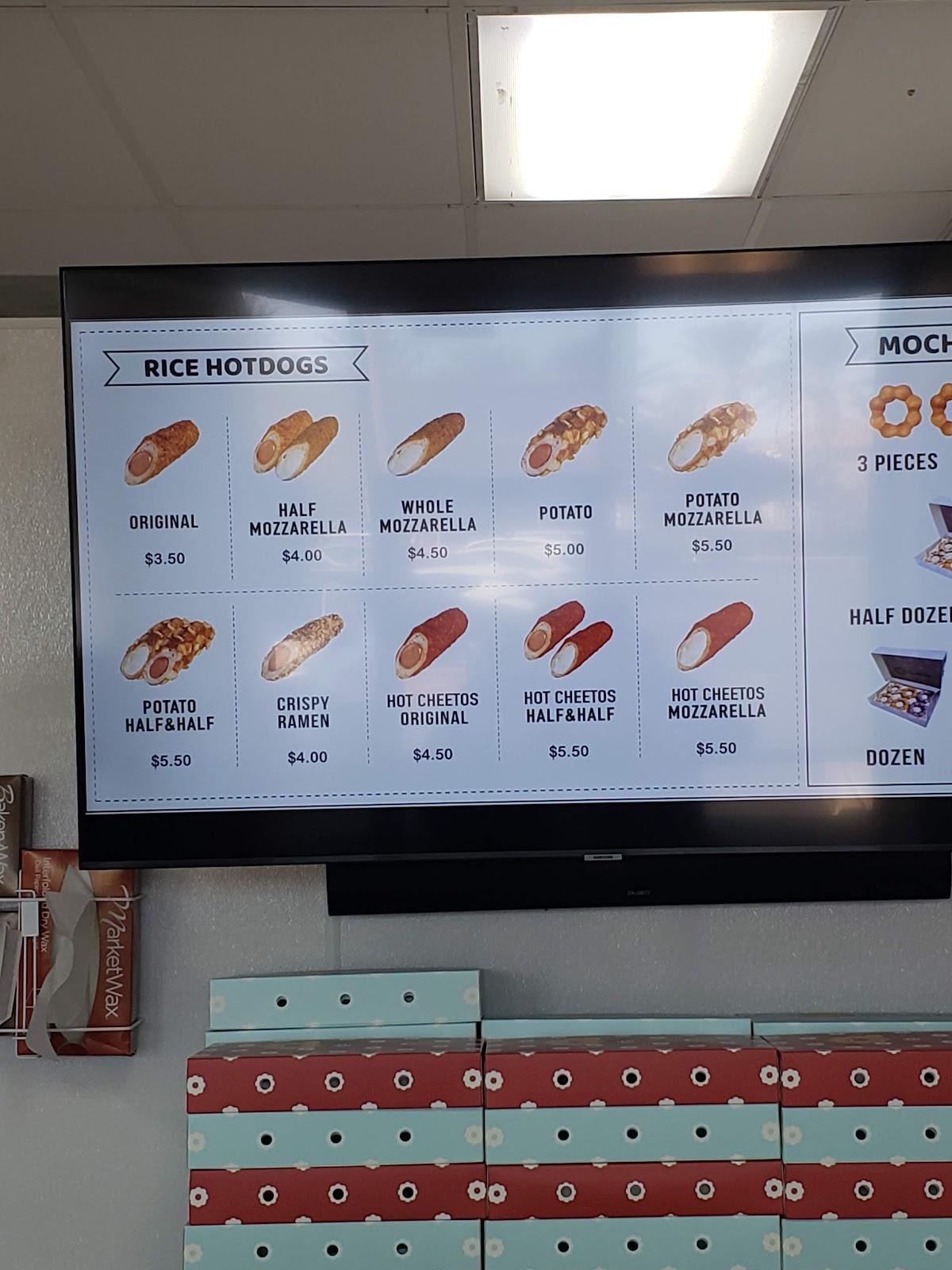 Menu at Mochinut Henderson desserts, Henderson