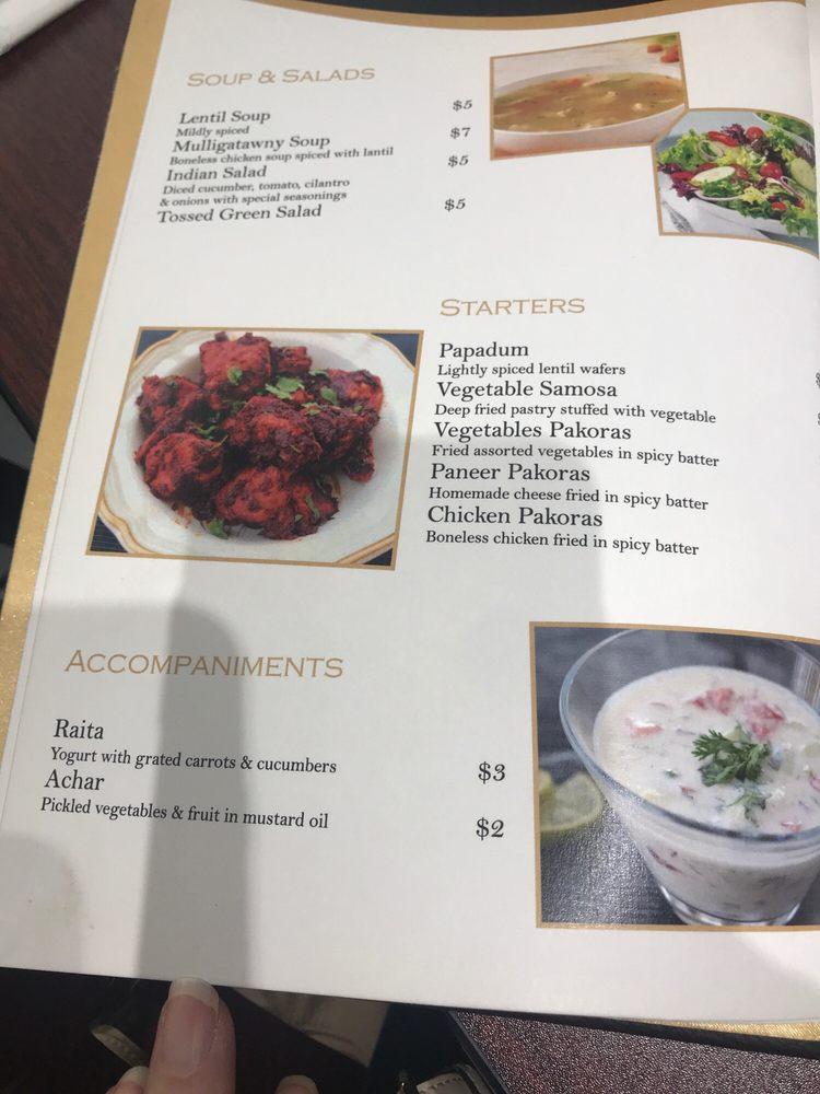Menu at The Indian Kitchen restaurant, Wilsonville
