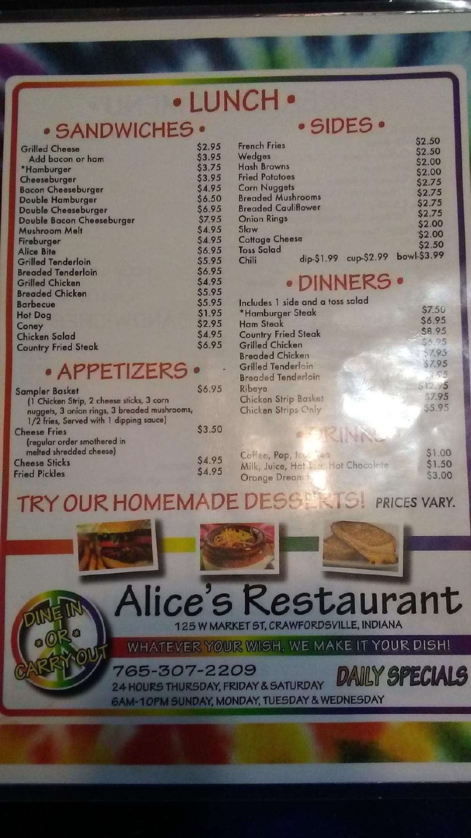R39e Alices Restaurant Menu 2022 10 15 