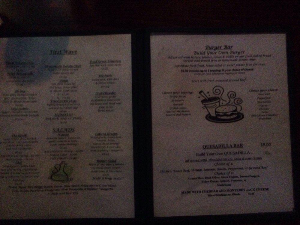 Menu at Cabana Cafe, Miramar Beach, 112 Seascape Dr