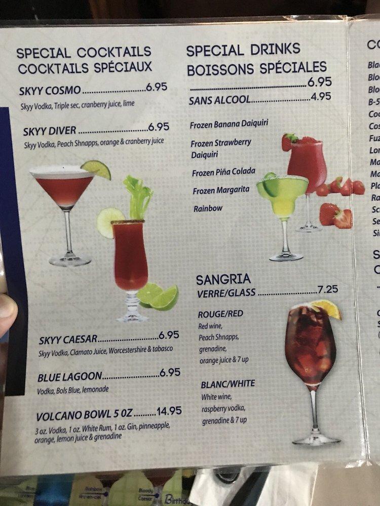 Menu au Maple Leaf Queen's Buffet restaurant, Edmundston