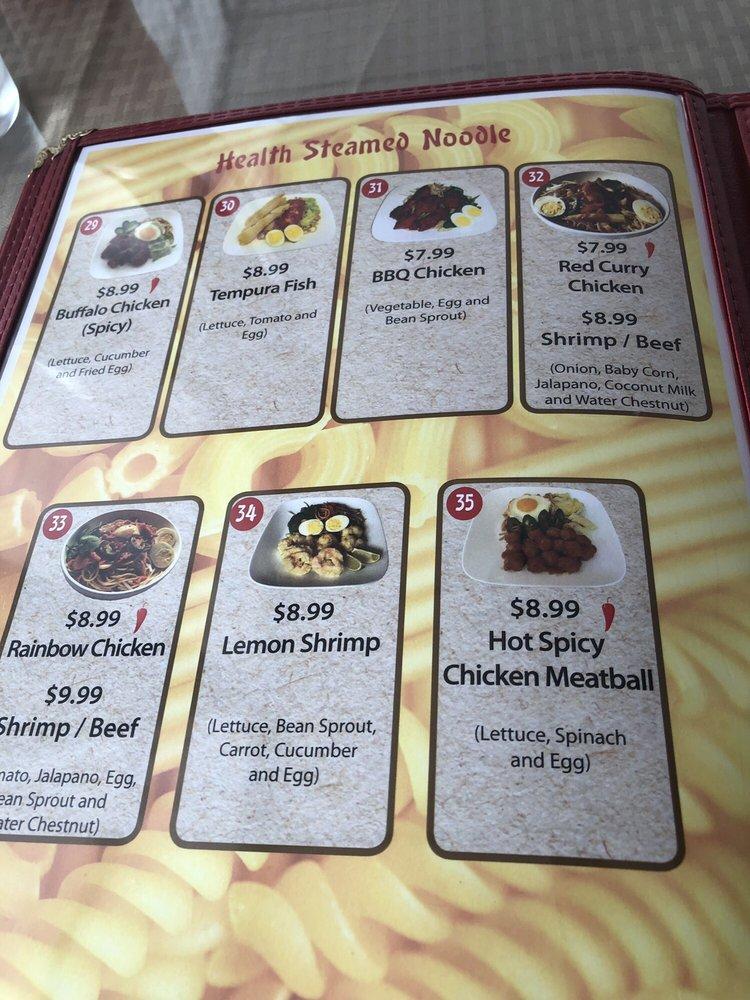 Menu at Noodle House restaurant, Moline