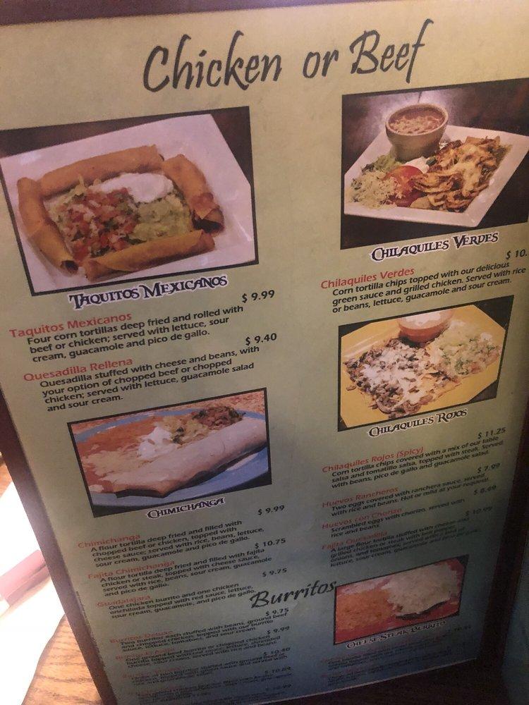 Menu at El Patio Mexican Grill & Cantina restaurant, Enid