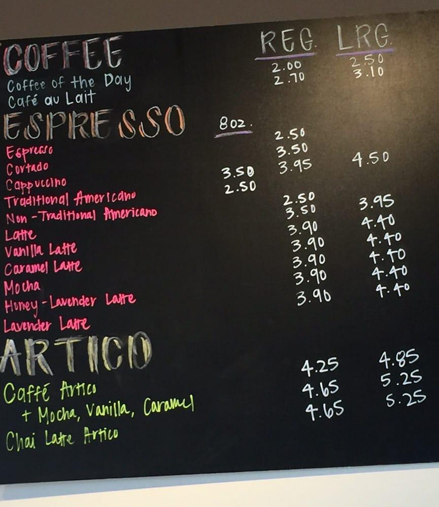 Menu at Argos Caffe cafe, Folsom