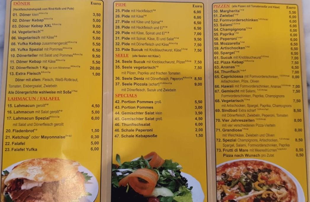 Speisekarte von PiccolaPizza, Horb am Neckar