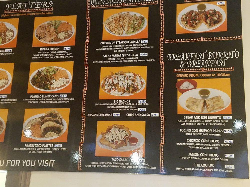 Menu at Champion Burritos To Go restaurant, North Kansas City, Swift St