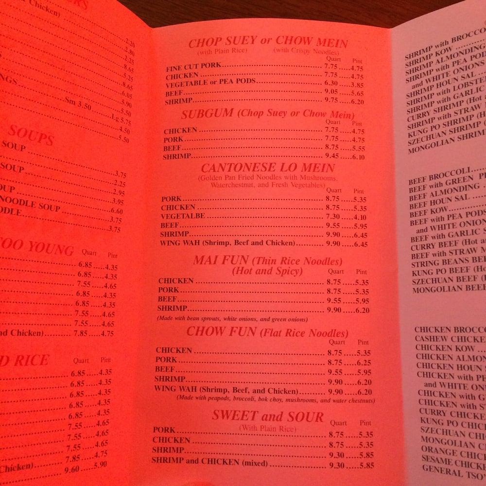 Menu At Wing Wah Restaurant Hazel Crest 175th St   R3a8 Wing Wah Restaurant Menu 2022 09 4 