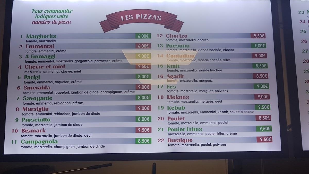 Menu at O' SNACK GOURMAND restaurant, Moirans