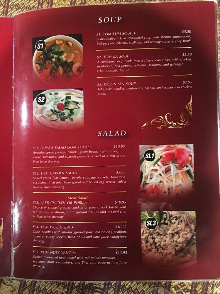 Menu at Kanda House thai kitchen restaurant, Cornwall