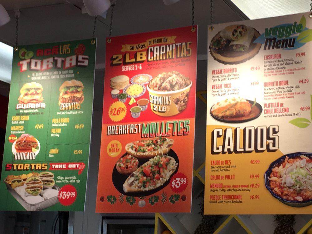 Menu at El Gallo Giro restaurant, Fontana, Sierra Ave.