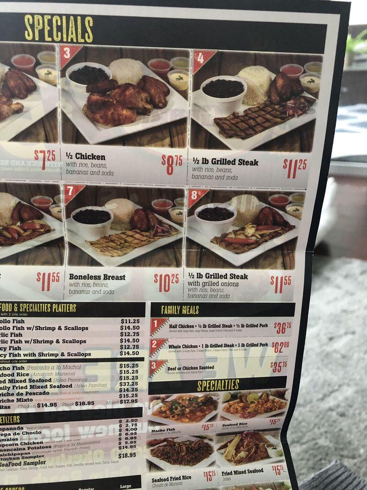Menu at La Granja West Palm Beach restaurant, West Palm Beach