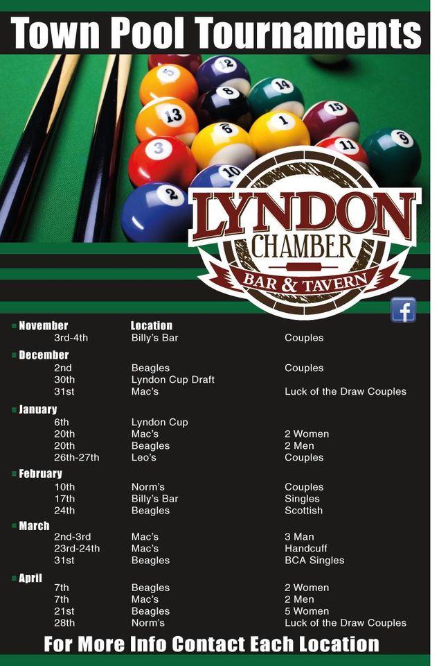 Menu at Lyndon Station Bar & Tavern Chamber, Lyndon Station