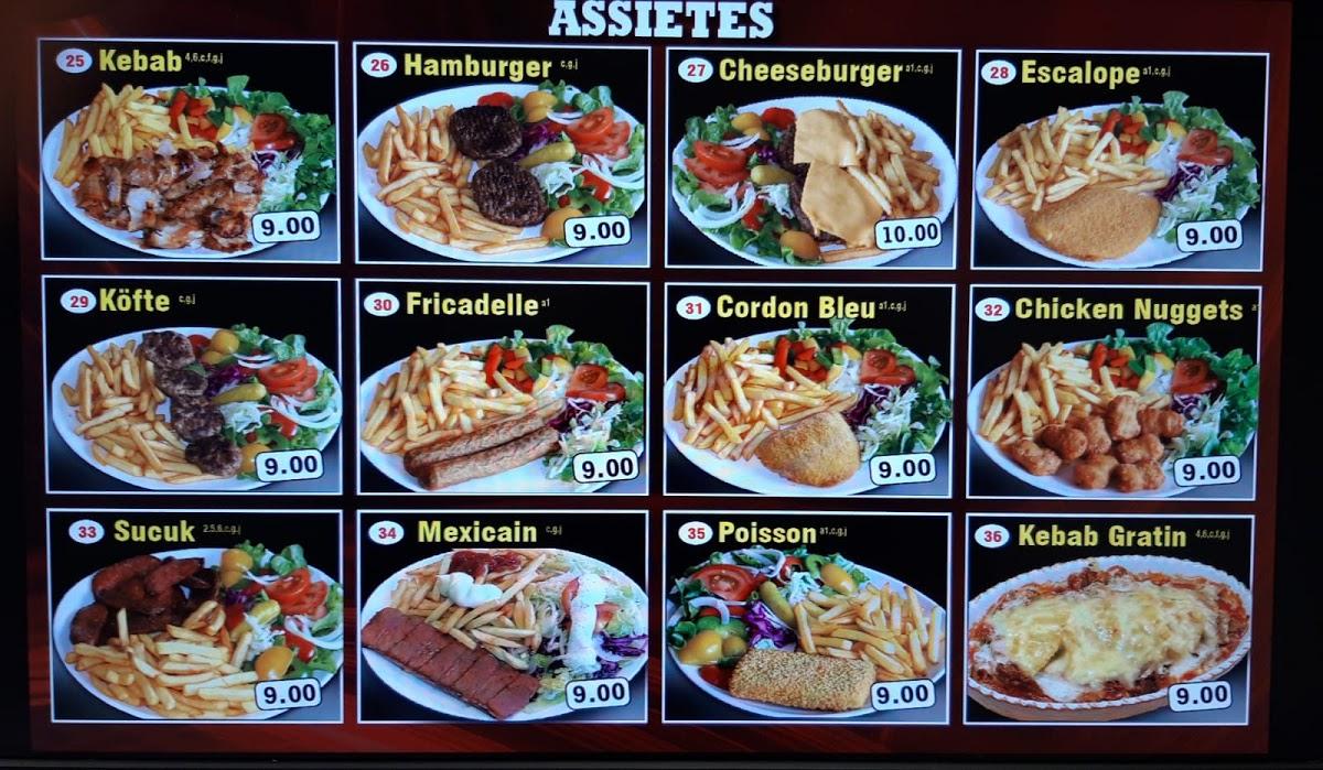 Speisekarte von Kebab pizza Larochette, Fels