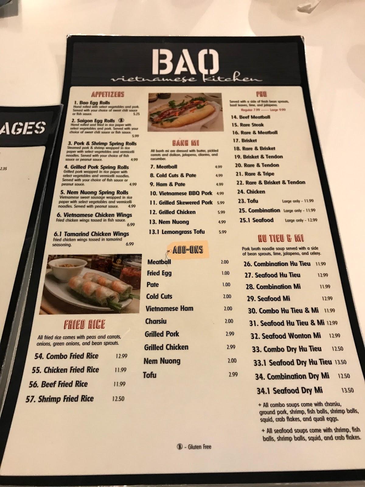 Menu At Bao Vietnamese Kitchen Restaurant Baton Rouge   R3b6 Menu Bao Vietnamese Kitchen 2022 10 1 