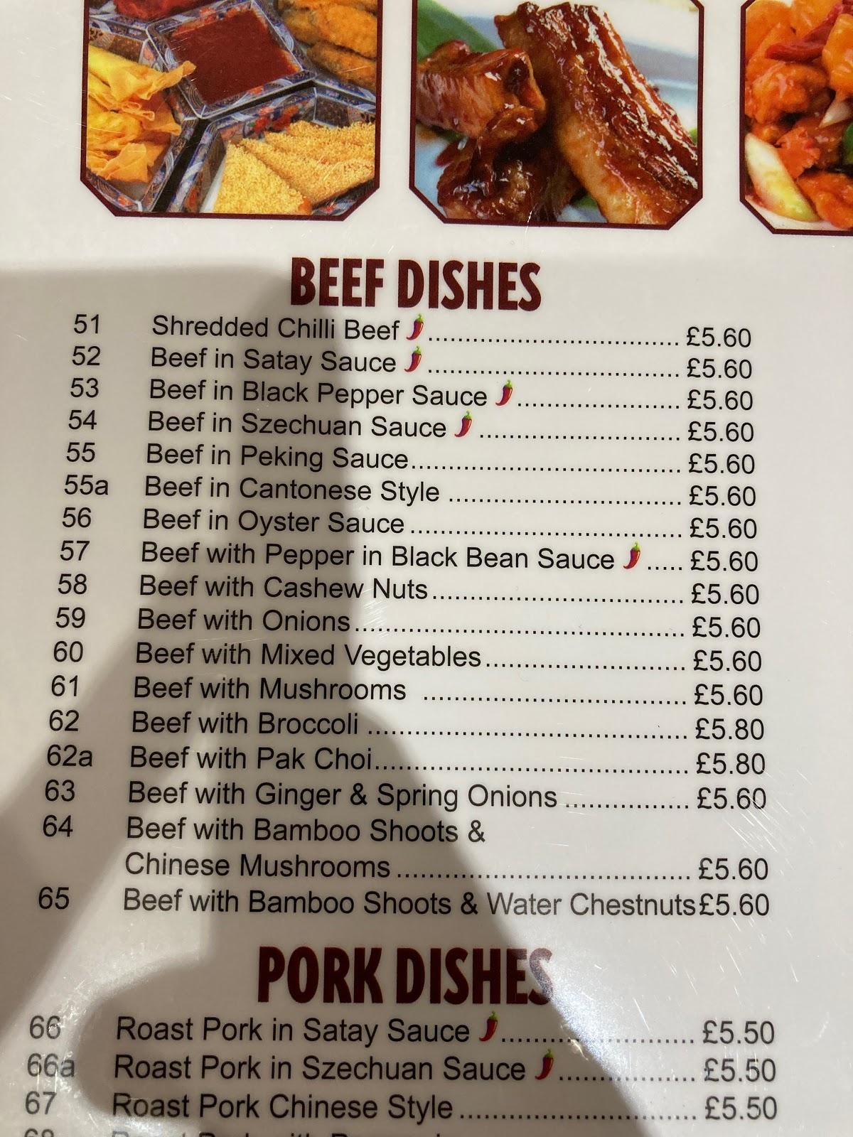 Menu at Panda Town fast food, Haywards Heath