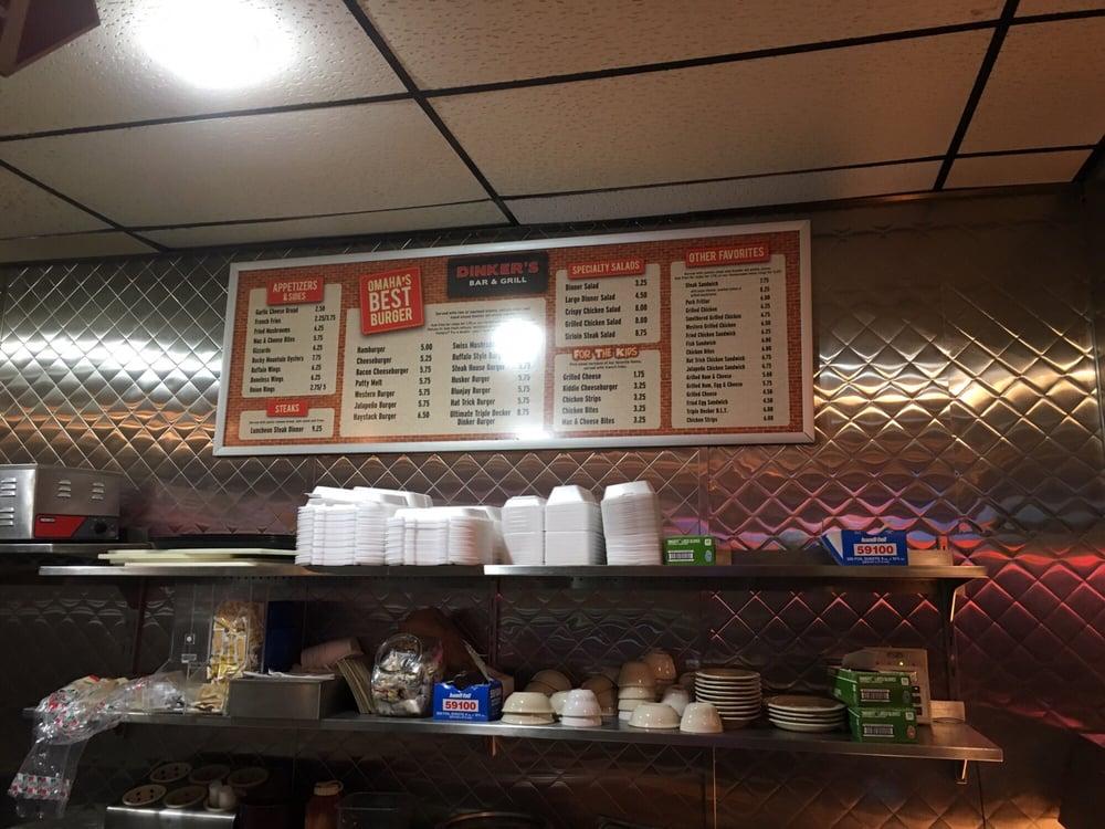 Menu at Dinkers Bar and Grill, Omaha