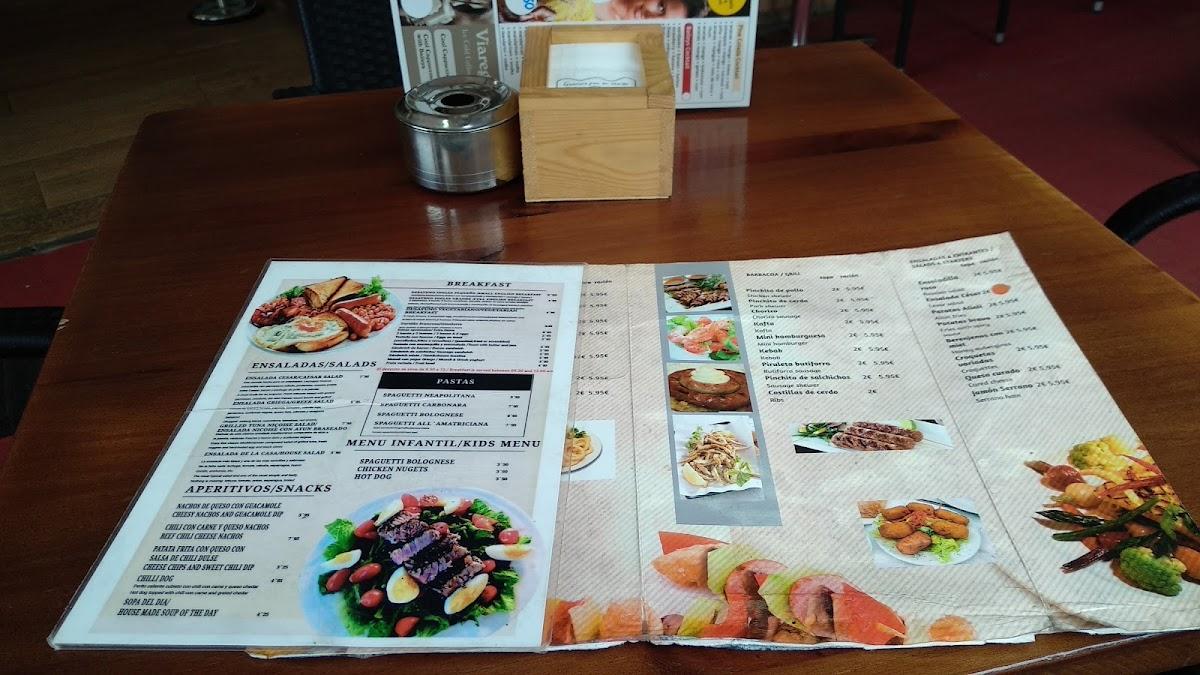 Menu at Tapas Bar Grill La Terraza, Benalmádena