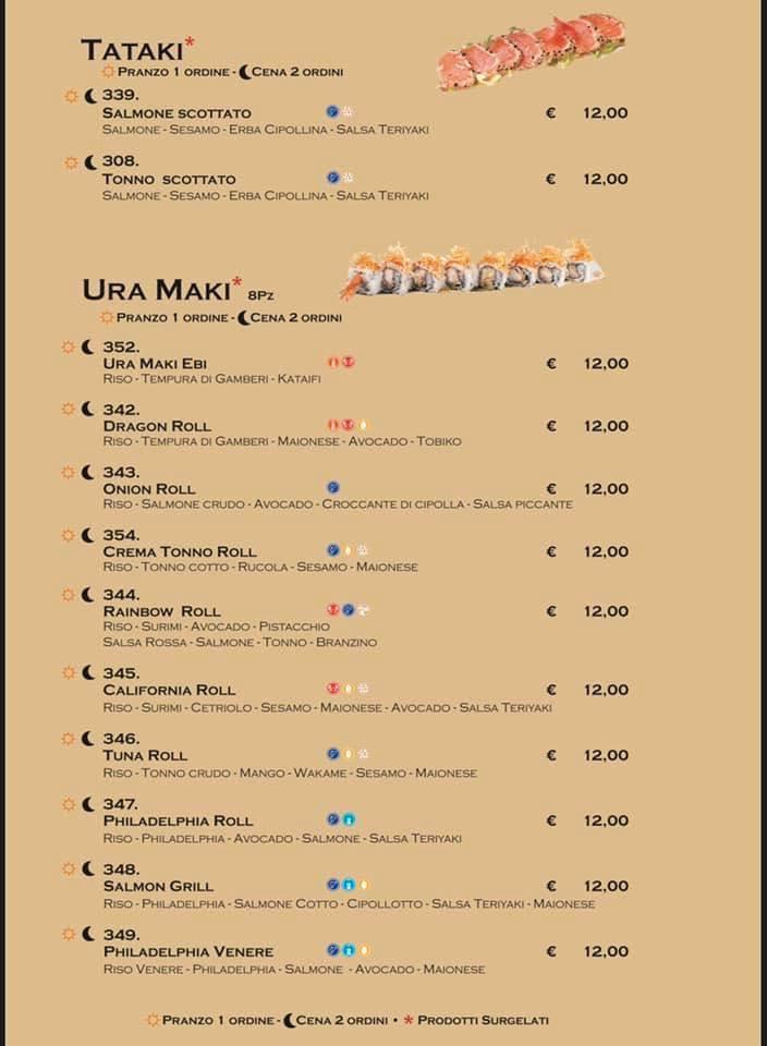 Menu at SINGAPORE RESTAURANT, Quartu Sant'Elena