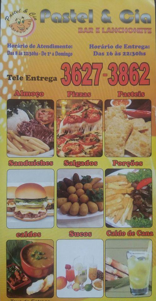Pastel & Cia cardápio