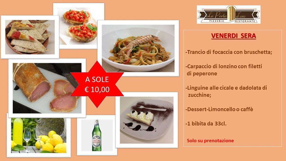 Menu da La Porta d’oro pizzeria, Molfetta