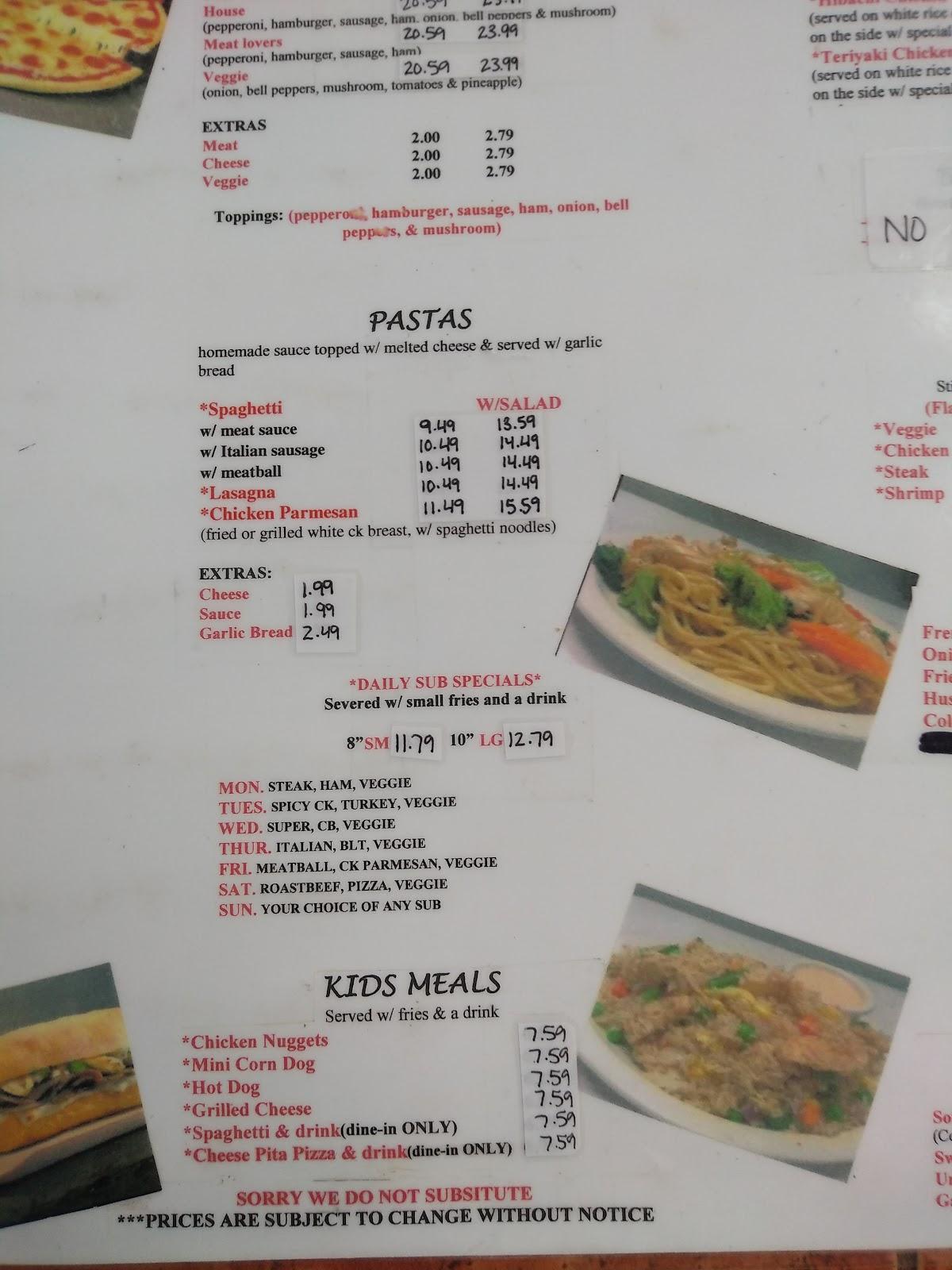 Menu at Mama Noi's Pizza pizzeria, Norwood
