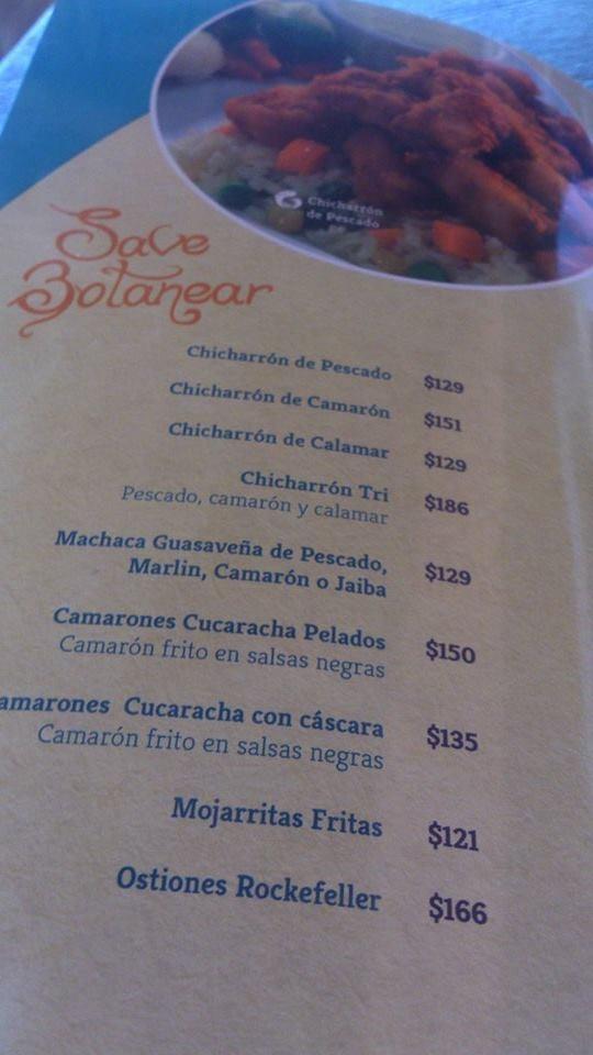 Menu at Restaurante Save Av. Guadalupe, Guadalajara, Av Guadalupe 721